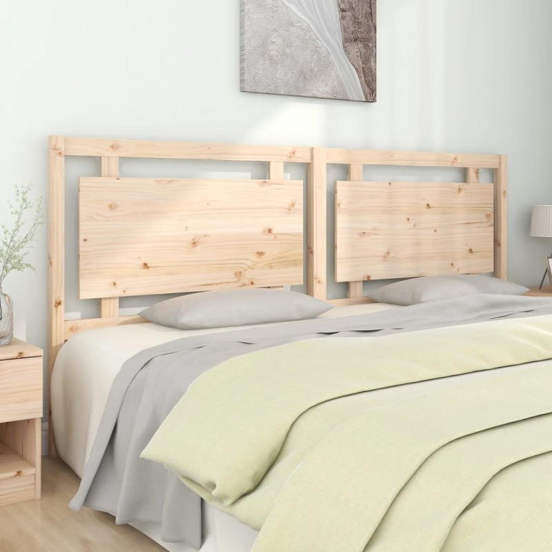 Testiera per Letto 205,5x4x100 cm in Legno Massello di Pino Testiera per Letto 205,5x4x100 cm in Legno Massello di Pino