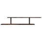 Scaffale TV a Parete Rovere Fumo 125x18x23 cm Legno Multistrato Scaffale TV a Parete Rovere Fumo 125x18x23 cm Legno Multistrato