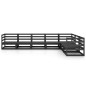 vidaXL Set Divani da Giardino 7 pz Nero in Legno Massello di Pino vidaXL Set Divani da Giardino 7 pz Nero in Legno Massello di Pino