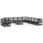 vidaXL Set Divani da Giardino 12 pz Nero in Legno Massello di Pino vidaXL Set Divani da Giardino 12 pz Nero in Legno Massello di Pino