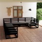 vidaXL Set Divani da Giardino 8 pz in Legno Massello di Pino
