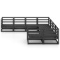 vidaXL Set Divani da Giardino 8 pz in Legno Massello di Pino