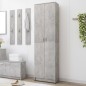Armadio per Ingresso Grigio Cemento 55x25x189 cm in Truciolato Armadio per Ingresso Grigio Cemento 55x25x189 cm in Truciolato