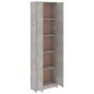 Armadio per Ingresso Grigio Cemento 55x25x189 cm in Truciolato Armadio per Ingresso Grigio Cemento 55x25x189 cm in Truciolato