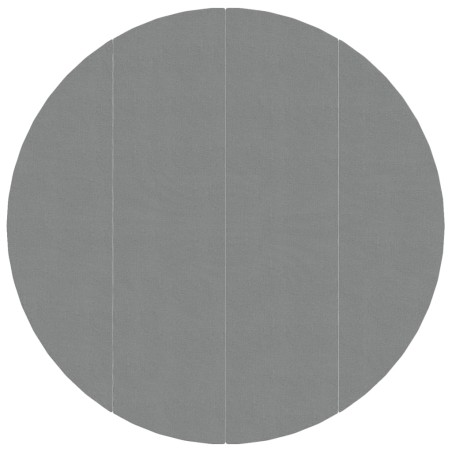 vidaXL Telo Sotto Piscina Grigio Chiaro Ø428 cm Geotessile Poliestere