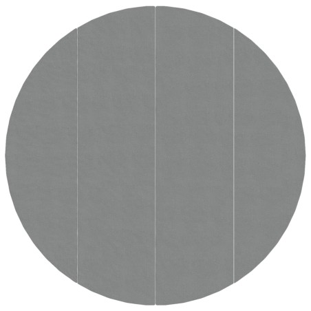 vidaXL Telo Sotto Piscina Grigio Chiaro Ø500 cm Geotessile Poliestere