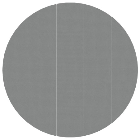 vidaXL Telo Sotto Piscina Grigio Chiaro Ø550 cm Geotessile Poliestere