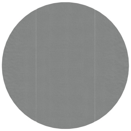 vidaXL Telo Sotto Piscina Grigio Chiaro Ø366 cm Geotessile Poliestere