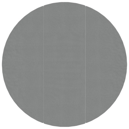 vidaXL Telo Sotto Piscina Grigio Chiaro Ø396 cm Geotessile Poliestere