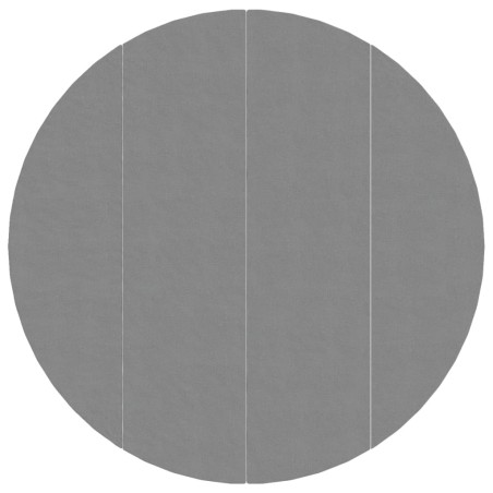 vidaXL Telo Sotto Piscina Grigio Chiaro Ø500 cm Geotessile Poliestere