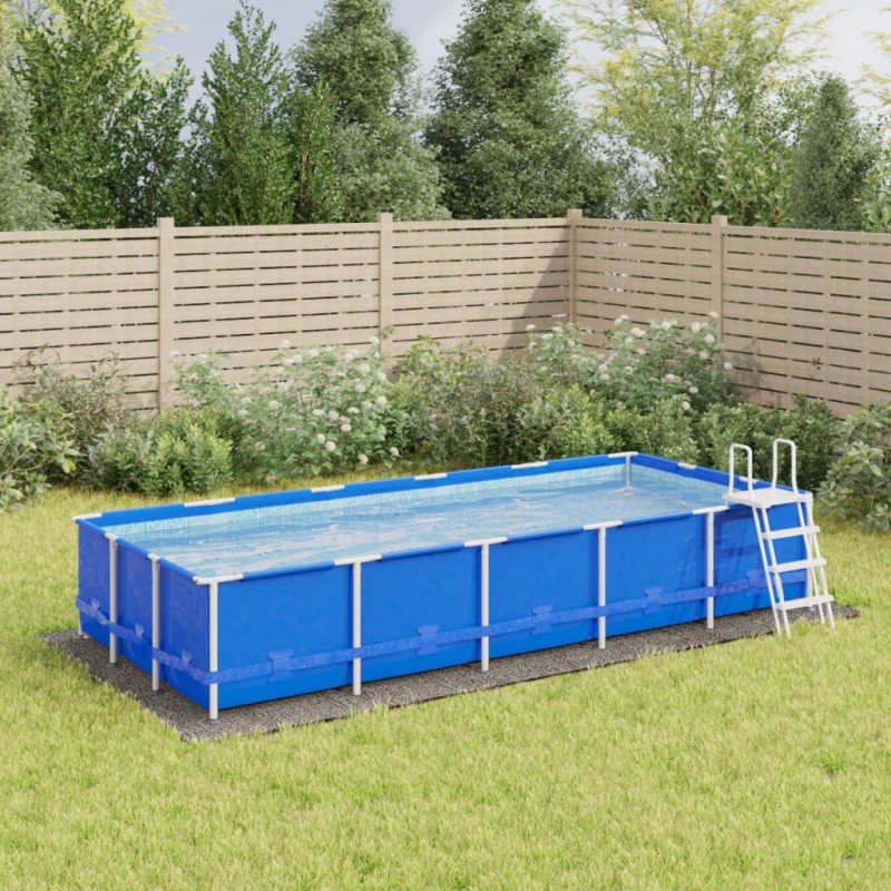 vidaXL Telo Sotto Piscina Grigio Chiaro 550x280 Geotessile Poliestere vidaXL Telo Sotto Piscina Grigio Chiaro 550x280 Geotessile Poliestere
