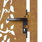 vidaXL Cancello da Giardino 105x180 cm in Acciaio Corten Design Albero vidaXL Cancello da Giardino 105x180 cm in Acciaio Corten Design Albero