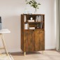 Credenza Rovere Fumo 60x36x110 cm in Legno Multistrato Credenza Rovere Fumo 60x36x110 cm in Legno Multistrato