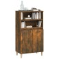 Credenza Rovere Fumo 60x36x110 cm in Legno Multistrato Credenza Rovere Fumo 60x36x110 cm in Legno Multistrato
