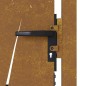 vidaXL Cancello da Giardino 105x130 cm in Acciaio Corten Design Erba vidaXL Cancello da Giardino 105x130 cm in Acciaio Corten Design Erba