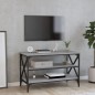 Mobile Porta TV Grigio Sonoma 80x40x50 cm in Legno Multistrato Mobile Porta TV Grigio Sonoma 80x40x50 cm in Legno Multistrato