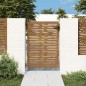 vidaXL Cancello da Giardino 85x125 cm Acciaio Corten Design Quadrato