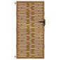 vidaXL Cancello da Giardino 85x200 cm Acciaio Corten Design Quadrato