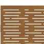 vidaXL Cancello da Giardino 85x200 cm Acciaio Corten Design Quadrato