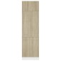 Armadio per Frigo Rovere Sonoma 60x57x207 cm in Truciolato