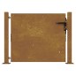 vidaXL Cancello da Giardino 105x105 cm in Acciaio Corten vidaXL Cancello da Giardino 105x105 cm in Acciaio Corten