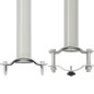 Tenda da Sole Laterale Retrattile 160 x 300 cm Crema Tenda da Sole Laterale Retrattile 160 x 300 cm Crema