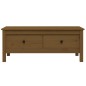 Tavolino da Salotto Miele 100x50x40 cm Legno Massello di Pino Tavolino da Salotto Miele 100x50x40 cm Legno Massello di Pino