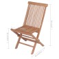 vidaXL Sedie da Giardino con Cuscini Azzurro 4 pz in Massello di Teak vidaXL Sedie da Giardino con Cuscini Azzurro 4 pz in Massello di Teak