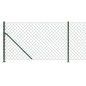 vidaXL Recinzione a Rete con Flangia Verde 1x25 m vidaXL Recinzione a Rete con Flangia Verde 1x25 m