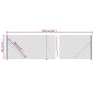 vidaXL Recinzione a Rete con Flangia Verde 1x25 m vidaXL Recinzione a Rete con Flangia Verde 1x25 m