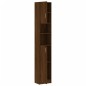vidaXL Armadietto Bagno Rovere Marrone 32x25,5x190cm Legno Multistrato vidaXL Armadietto Bagno Rovere Marrone 32x25,5x190cm Legno Multistrato