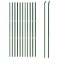 vidaXL Recinzione Metallica Verde 1,8x25 m in Acciaio Zincato vidaXL Recinzione Metallica Verde 1,8x25 m in Acciaio Zincato