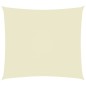 vidaXL Parasole a Vela Oxford Rettangolare 3,5x4,5 m Crema vidaXL Parasole a Vela Oxford Rettangolare 3,5x4,5 m Crema