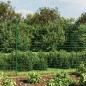 vidaXL Recinzione Metallica con Picchetti Ancoraggio Verde 1,8x25 m