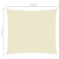 vidaXL Parasole a Vela Oxford Rettangolare 3,5x4,5 m Crema vidaXL Parasole a Vela Oxford Rettangolare 3,5x4,5 m Crema
