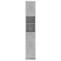 vidaXL Armadio da Bagno Grigio Cemento 32x25,5x190 cm in Truciolato