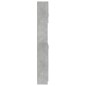 vidaXL Armadio da Bagno Grigio Cemento 32x25,5x190 cm in Truciolato
