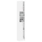vidaXL Armadio da Bagno Bianco Lucido 32x25,5x190 cm in Truciolato vidaXL Armadio da Bagno Bianco Lucido 32x25,5x190 cm in Truciolato