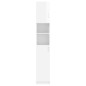 vidaXL Armadio da Bagno Bianco Lucido 32x25,5x190 cm in Truciolato vidaXL Armadio da Bagno Bianco Lucido 32x25,5x190 cm in Truciolato