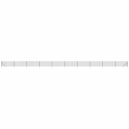 vidaXL Recinzione Metallica con Picchetti Ancoraggio Antracite 0,8x25m