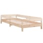vidaXL Letto Impilabile 75x190 cm in Legno Massello di Pino vidaXL Letto Impilabile 75x190 cm in Legno Massello di Pino