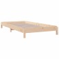 vidaXL Letto Impilabile 75x190 cm in Legno Massello di Pino vidaXL Letto Impilabile 75x190 cm in Legno Massello di Pino