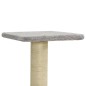 vidaXL Albero per Gatti con Tiragraffi in Sisal Grigio Chiaro 119 cm vidaXL Albero per Gatti con Tiragraffi in Sisal Grigio Chiaro 119 cm