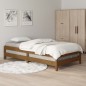 vidaXL Letto Impilabile Miele 75x190 cm in Legno Massello di Pino vidaXL Letto Impilabile Miele 75x190 cm in Legno Massello di Pino