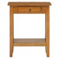 vidaXL Tavolino Consolle con Cassetto 60x30x75cm Legno Massello Mogano vidaXL Tavolino Consolle con Cassetto 60x30x75cm Legno Massello Mogano