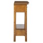 vidaXL Tavolino Consolle con Cassetti 50x30x75cm Legno Massello Mogano vidaXL Tavolino Consolle con Cassetti 50x30x75cm Legno Massello Mogano