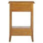 vidaXL Tavolino Consolle con Cassetti 50x30x75cm Legno Massello Mogano vidaXL Tavolino Consolle con Cassetti 50x30x75cm Legno Massello Mogano