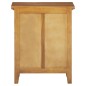 vidaXL Comodino 60x30x75 cm in Legno Massello di Mogano vidaXL Comodino 60x30x75 cm in Legno Massello di Mogano