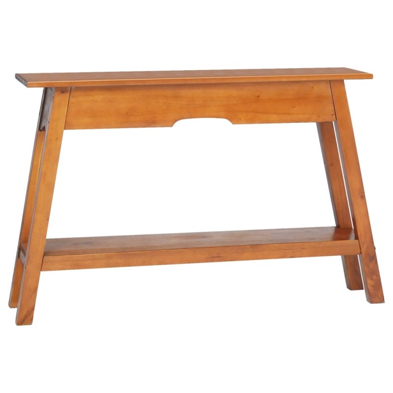 vidaXL Tavolo Consolle 110x30x75 cm in Legno Massello di Mogano vidaXL Tavolo Consolle 110x30x75 cm in Legno Massello di Mogano