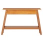 vidaXL Tavolo Consolle 110x30x75 cm in Legno Massello di Mogano vidaXL Tavolo Consolle 110x30x75 cm in Legno Massello di Mogano